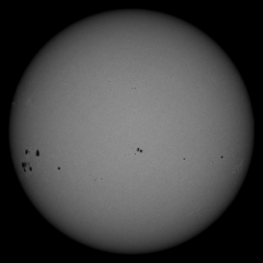 Image of Sun's photosphere