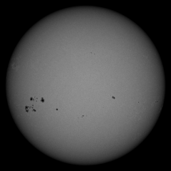 Image of Sun's photosphere