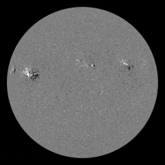 Image of Sun's magnetic field