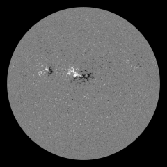 Image of Sun's magnetic field