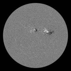 Image of Sun's magnetic field