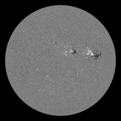 Image of Sun's magnetic field