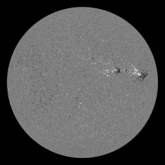 Image of Sun's magnetic field