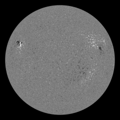 Image of Sun's magnetic field