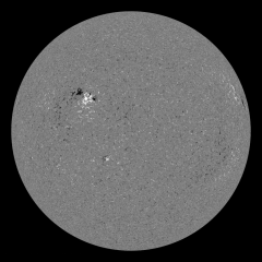 Image of Sun's magnetic field