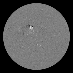 Image of Sun's magnetic field