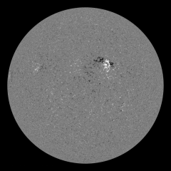 Image of Sun's magnetic field