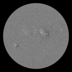 Image of Sun's magnetic field