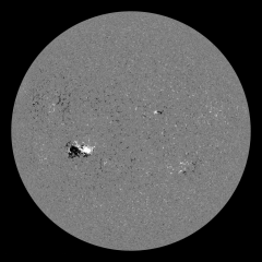 Image of Sun's magnetic field