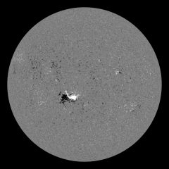 Image of Sun's magnetic field