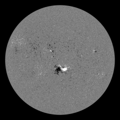 Image of Sun's magnetic field