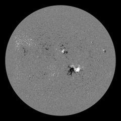 Image of Sun's magnetic field