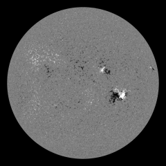 Image of Sun's magnetic field