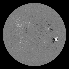 Image of Sun's magnetic field