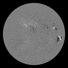 Image of Sun's magnetic field