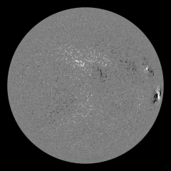 Image of Sun's magnetic field