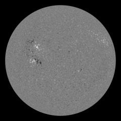 Image of Sun's magnetic field