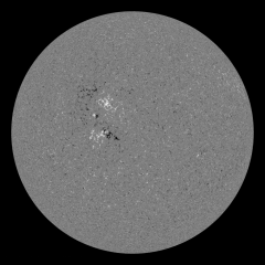 Image of Sun's magnetic field