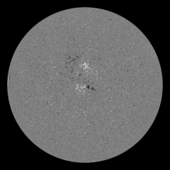 Image of Sun's magnetic field