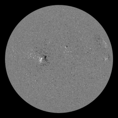 Image of Sun's magnetic field