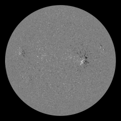 Image of Sun's magnetic field