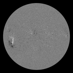 Image of Sun's magnetic field