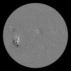 Image of Sun's magnetic field