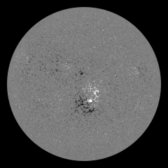 Image of Sun's magnetic field