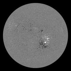 Image of Sun's magnetic field