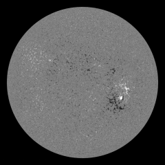 Image of Sun's magnetic field