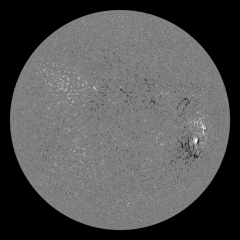 Image of Sun's magnetic field