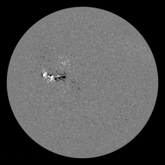 Image of Sun's magnetic field