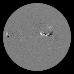 Image of Sun's magnetic field