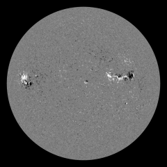 Image of Sun's magnetic field