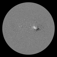 Image of Sun's magnetic field