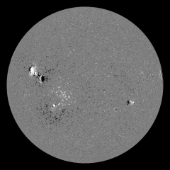 Image of Sun's magnetic field