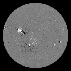 Image of Sun's magnetic field