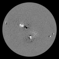 Image of Sun's magnetic field