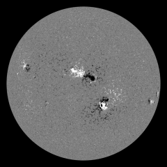 Image of Sun's magnetic field