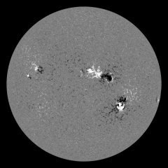 Image of Sun's magnetic field