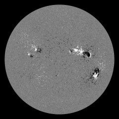 Image of Sun's magnetic field