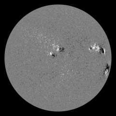 Image of Sun's magnetic field