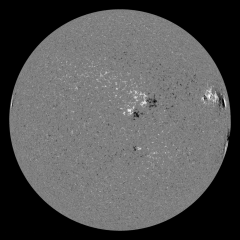 Image of Sun's magnetic field