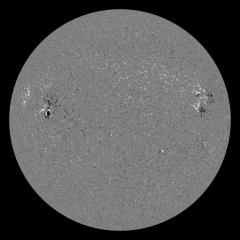 Image of Sun's magnetic field