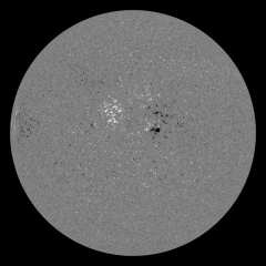 Image of Sun's magnetic field