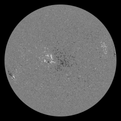 Image of Sun's magnetic field