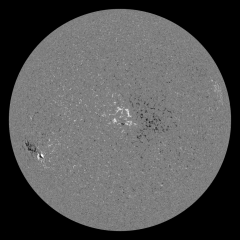 Image of Sun's magnetic field