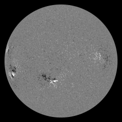 Image of Sun's magnetic field