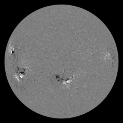 Image of Sun's magnetic field