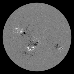 Image of Sun's magnetic field